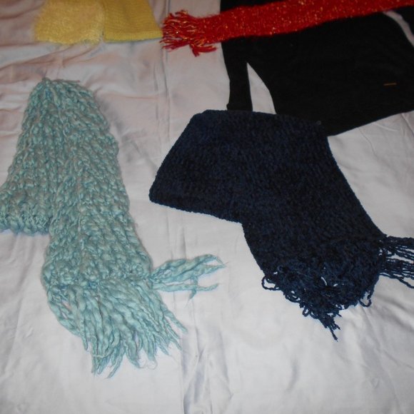 Scarf Navy Blue - Picture 3 of 12